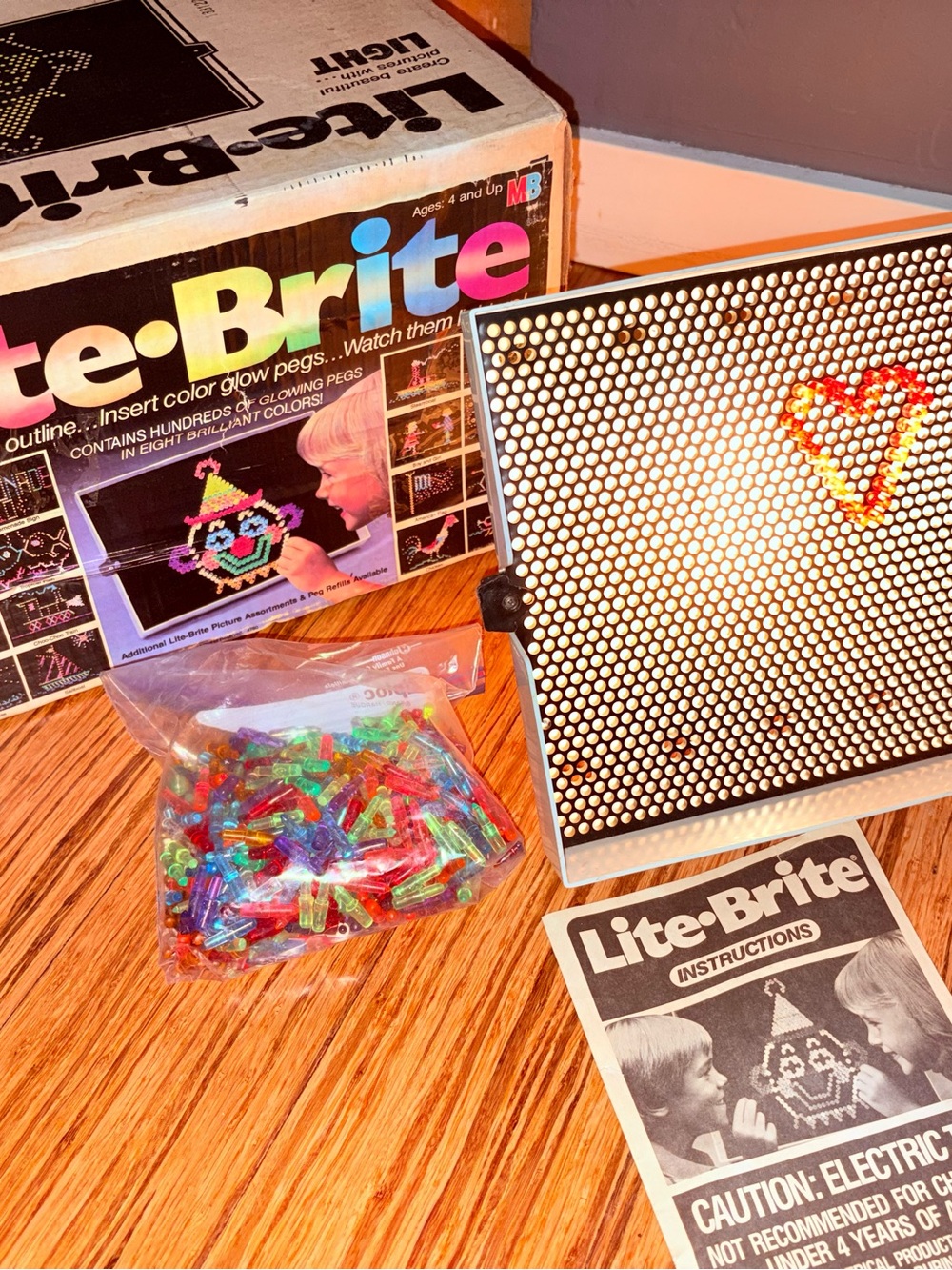 Vintage Lite Brite in Box